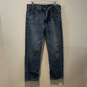 Men's Blue Straight-Leg Jeans Size 32x34